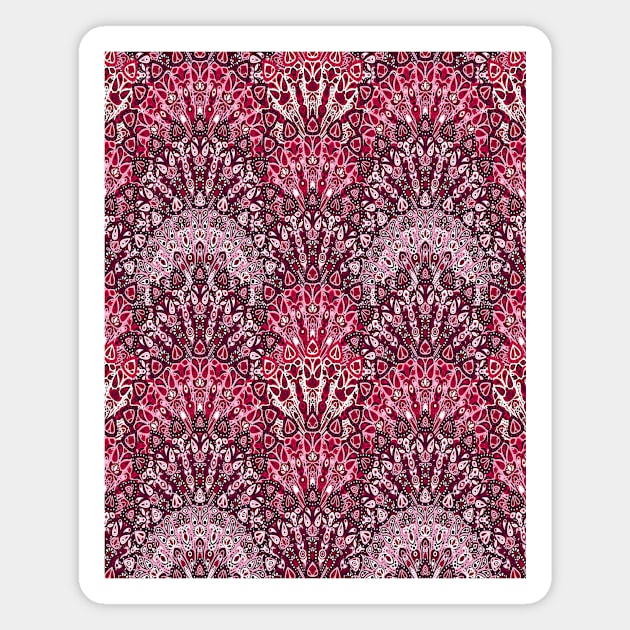 Boho Pattern Magnet by Sandra Keller